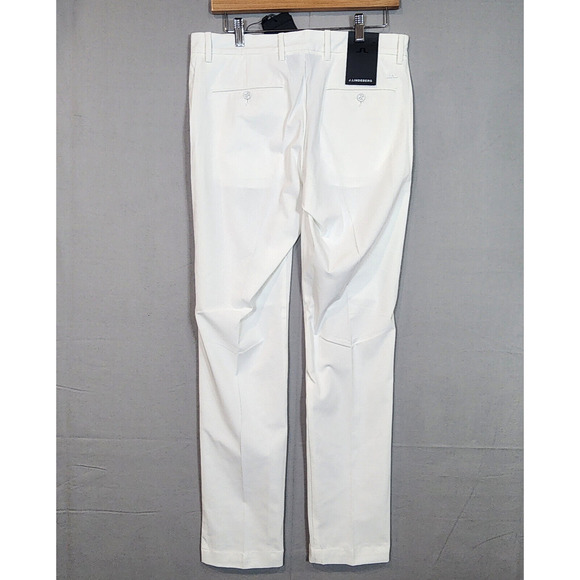 J Lindeberg Men's Vent Golf Pant 30x32‎ White NEW NWT - Picture 3 of 7